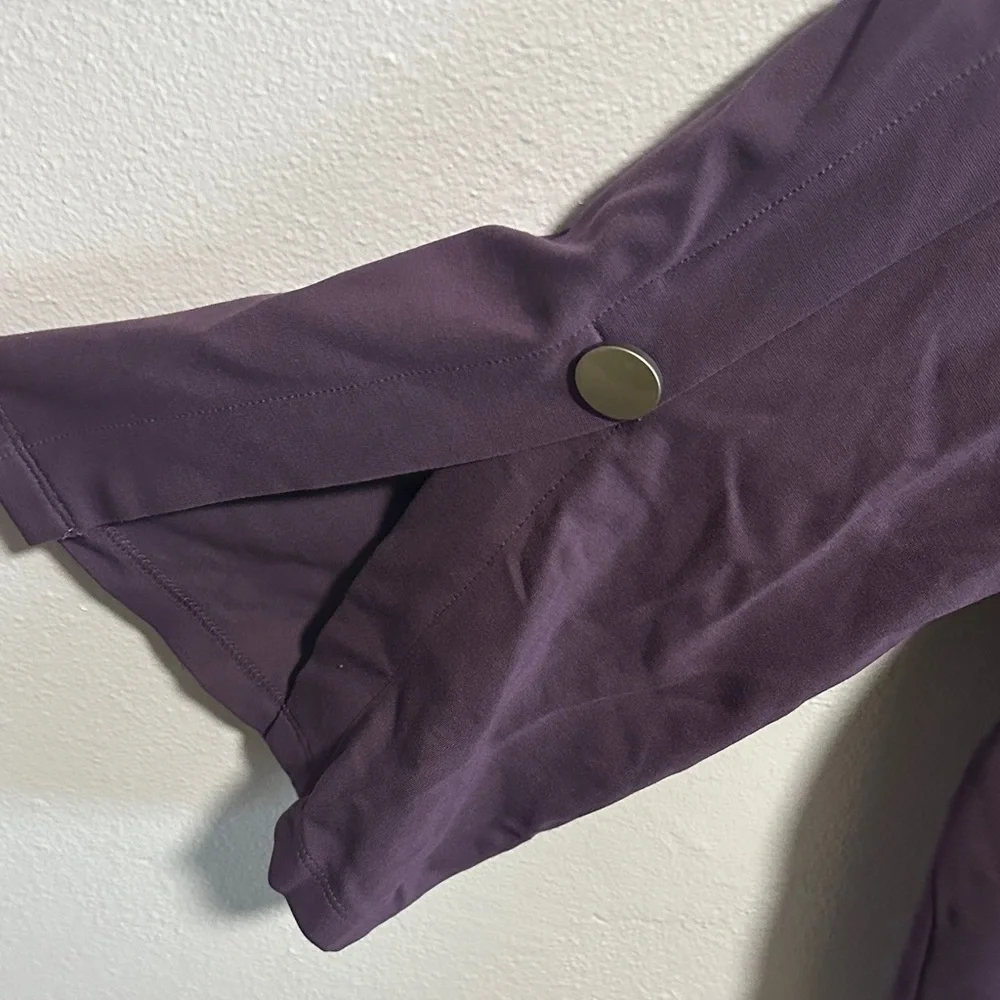 Chico's Deep Purple Long Sleeve Top - Picture 4 of 5